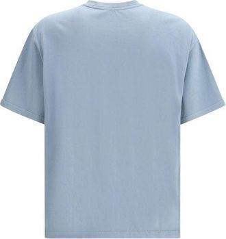 Marni Mens Blue Cotton T-Shirt