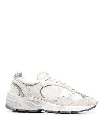 Golden Goose Panelled leather trainers