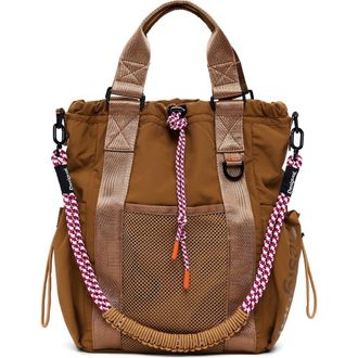 Desigual Medium Nylon Backpack in Medium Brown at Nordstrom