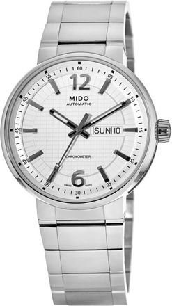 Mido Great Wall Automatic 37mm Silver Dial Stainless Steel Womens Watch M017.631.11.037.00