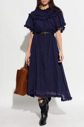 Ulla Johnson Dress Ayan, Womens, Navy Blue