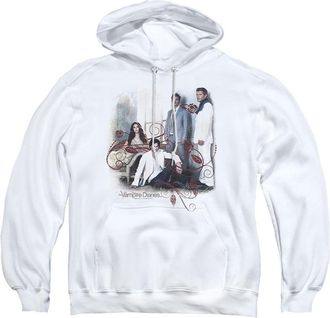 Gildan Vampire Diaries 3 + 1 Adult Pull Over Hoodie / Hooded Sweatshirt