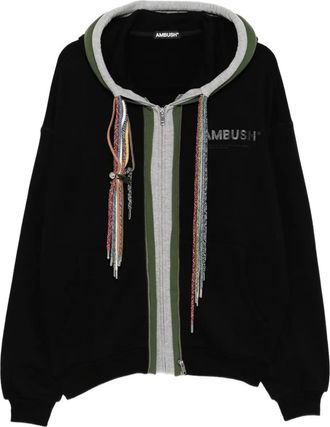AMBUSH Hoodie met print - Zwart
