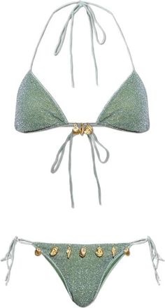 Os&eacute;ree Lumi&egrave;re Charm Two Piece - Dames - Bikinis - Groen - L - Badmode