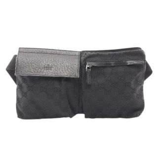 Gucci Pre-owned Belt Bags, female, Black, Size: ONE SIZE Pre-owned GG Canvas Waist Bag