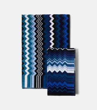 Missoni Giacomo set of 2 cotton terry towels