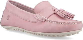 Sperry Top-Sider Salvador Slip On Nubuck Womens Pink Moccasins Shoes - Size UK 5