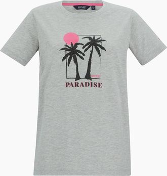 Regatta Womens Regatta Womens/Ladies Filandra VX Paradise Palm T-Shirt - Grey - Size: 16