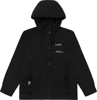 Vans (WMNS) Vans Cargo Multiple Pockets Hooded Jacket Black VN0A7PZUBLK