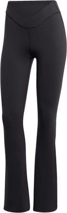 adidas Yoga Crossover High Waist Flare Pants in Black at Nordstrom Rack, Size X-Small