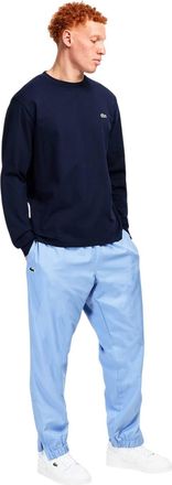 Lacoste Taffeta trainingsbroek met logo voor heren (Blauw)