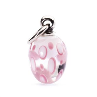 Trollbeads Womens Festive Tassel Bead Charm In Light Pink