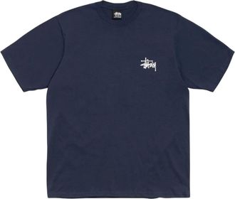 St&uuml;ssy Tops, Heren, Blauw, M, T-Shirt