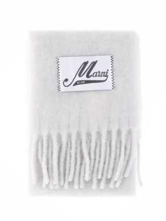 Marni Womens Scarfs Grey Alpaca
