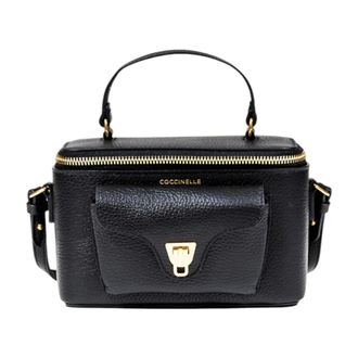 Coccinelle Handbags, female, Black, Size: ONE SIZE Beat Generation Elegant Leather Bag