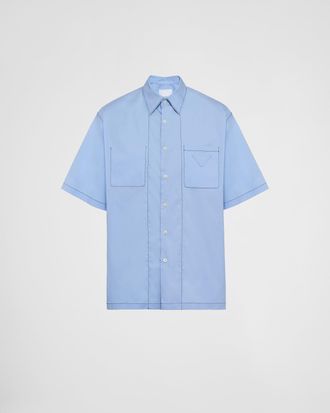 Prada Short-sleeved stretch cotton shirt