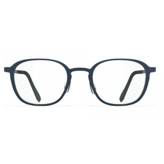 Blackfin Bf1053 Lofoten Modern Rectangular Blue Eyeglasses with Titanium Frame