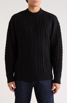 Carhartt Work in Progress Shawn Cotton Blend Sweater in Black at Nordstrom, Size X-Small
