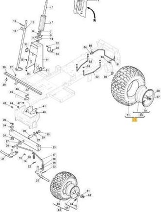 STIGA Sports Kit De Ruedas Pos. 13x5 Fe+wa P512 Dg Original Stiga - 384680080/0