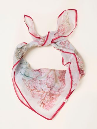 Fat Face FatFace Ivory Kilburn Seaweed Printed Square Scarf
