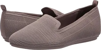 Bandolino Womens Bandolino Vyki Flats Taupe Knit Almond Toe Slip On Shoes ZAP1099