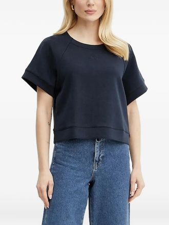 BOSS raglan-sleeve sweat t-shirt - Blue