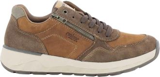 Rieker Heren Schoenen Cognac - Heren - Sneakers - Bruin - 47 EU - Schoenen