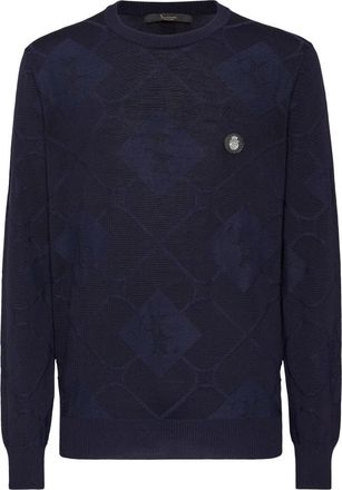 Billionaire Boys Club Round-neck Truien - Heren - Ronde hals truien - Blauw - 3XL - Truien & Vesten