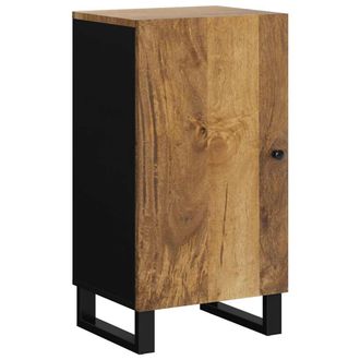 vidaXL Aparador Con Puerta Madera Maciza De Mango 40x31x75 Cm Vidaxl