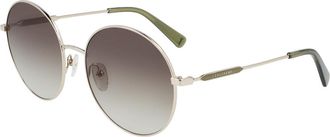 Longchamp LO143S 711 Womens Sunglasses Gold Size 58