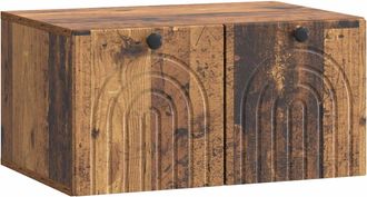 vidaXL Mueble Para Tv De Pared Madera Envejecida 59,5 X 41 X 30 Cm Vidaxl