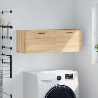 vidaXL Armario De Pared Madera Ingenier&iacute;a Roble Sonoma 100x36,5x35 Cm Vidaxl