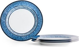 Marchesa Monarcha Porcelain Dinner Plate Set of 4, Blue at Nordstrom