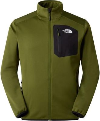 The North Face Crest Full Zip Fleecejacke f&uuml;r Herren | oliv