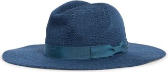Brixton Lyons Packable Fedora in Midnight Blue at Nordstrom, Size X-Small/small