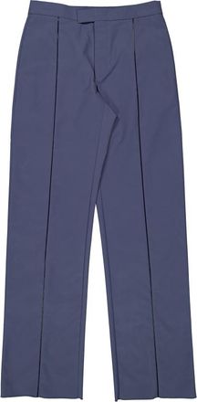 Ferragamo Contrast Piping Straight-Leg Trousers, Brand Size 46 (Waist Size 30)