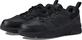 New Balance WX857v3 Womens Shoes Black/Black : 12 4E - Extra Extra Wide, Leather