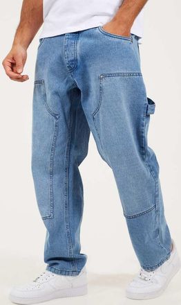 Brave Soul Jeans ampi azzurri-Blu