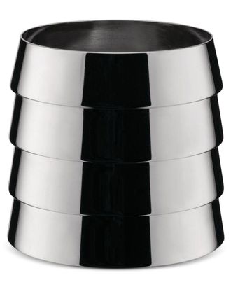 Alessi stacked-effect cup - unisex - stainless steel - One Size - Silver