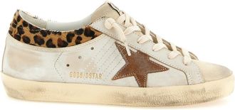 Golden Goose White Lace Up Sneakers