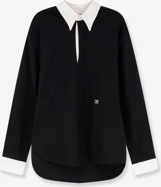 Celine Felpa in cotone con ricamo Triomphe - CELINE - gender_Man