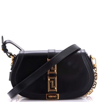 Versace Greca Goddess Shoulder Bag Leather Medium