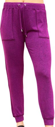 French Kyss Solid Jogger In Violet