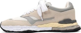 Miharayasuhiro GEORGE OG Sole Mix Material Low-top Sneaker White A10FW701-WHT