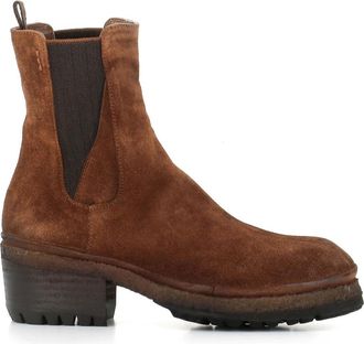 Alexander Hotto Chelsea Flat Schoenen Suede - Dames - Chelseaboots - Bruin - 40 EU - Su&egrave;de - Schoenen
