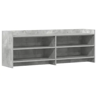 vidaXL Mobile Tv 135 X 33 X 47 Cm Grigio Cemento Legno Ingegnerizzato Vidaxl