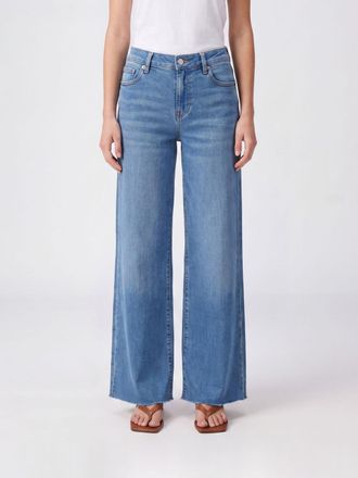 Frame Denim Le Slim Palazzo High-Waist Wide-Leg Jeans in Denim