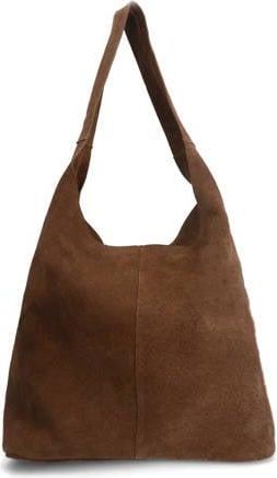 Manfield suede shopper bruin