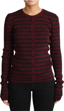 Dolce & Gabbana Luxe Gestreepte Vest - Dames - Vesten - Veelkleurig - XS - Truien & Vesten