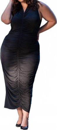 Marie Oliver Roxie Dress - Plus Size In Black